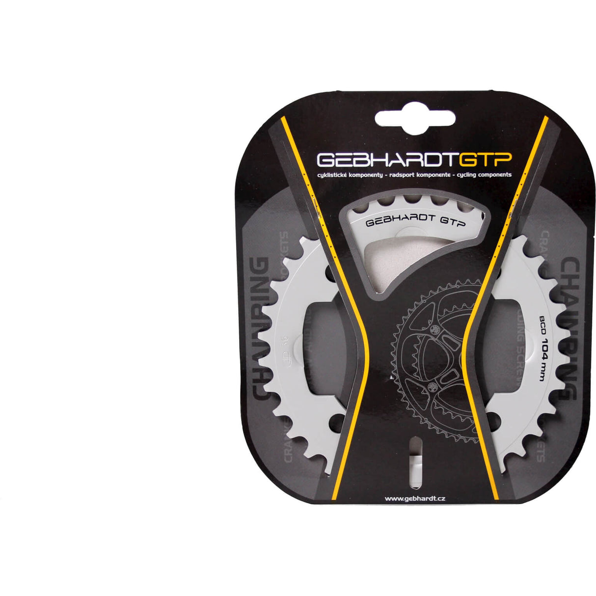 Gebhardt Chaining Leaf Uni Gray 36T 4G Shimano 104mm