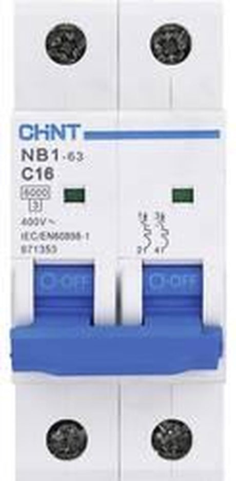 Chint 179658 nb1l zekeringautomaat 2-polig 16 a