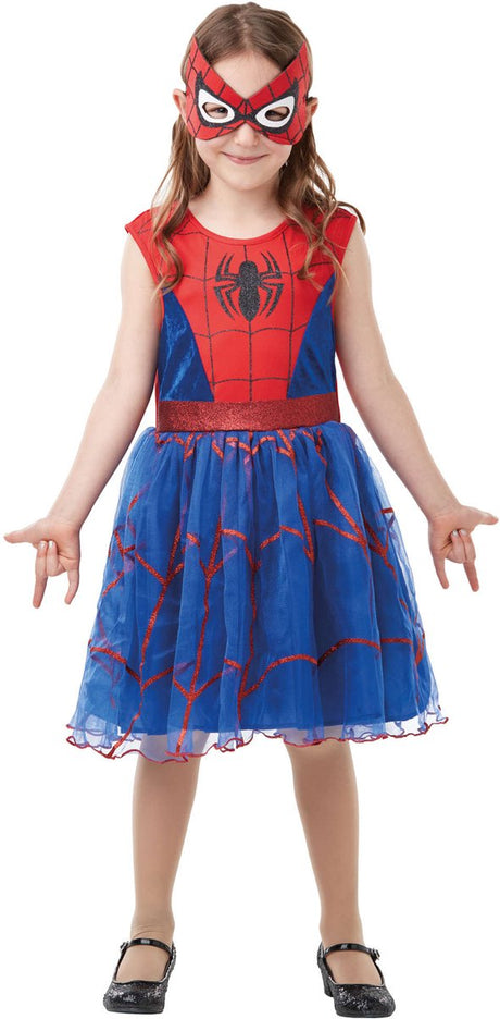 Rubies - spider girl deluxe kostuum (3-4 jaar) 92 104