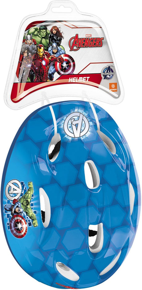 Mondo kinderhelm marvel avengers fietshelm 52-56cm verstelbaar rood.