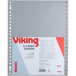 Tabbladen viking pp a4 120micron 20set 23 gaten a-z breed