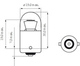 Bosma lampa 6V-5W BA15S