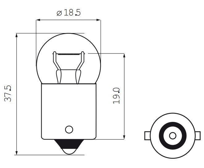 Bosma svetilka 6V-15W BA15S