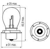 Bosma svetilka 6V-25W P26S