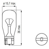 Bosma svetilka 12V-10W Wedge-T15