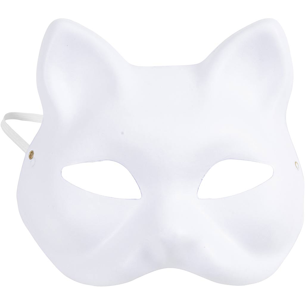 Http: www.cchobby.nl kattenmasker-h-17-5-cm-b-18-5-wit-1-stuk