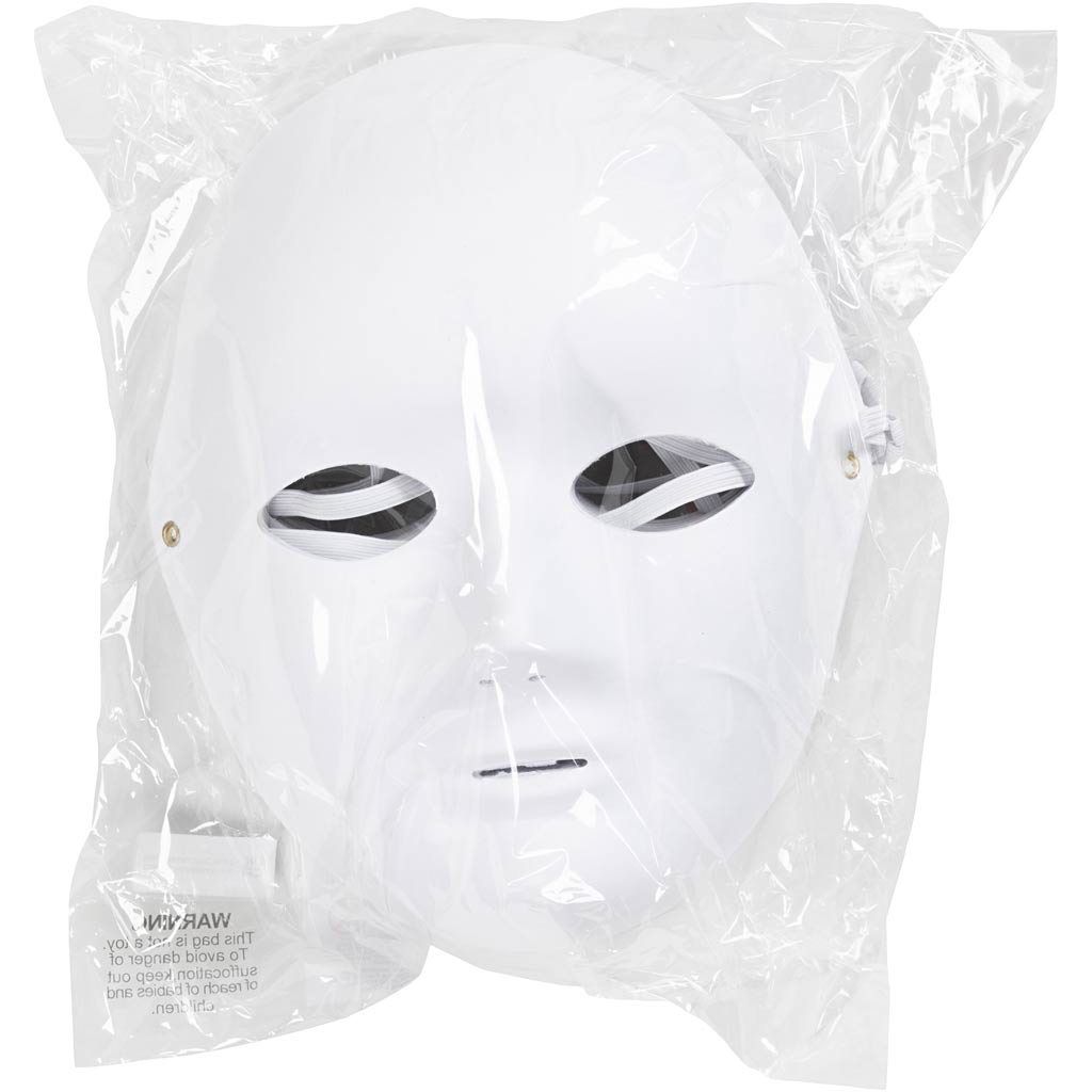 Http: www.cchobby.nl masker-h-22-cm-b-17-cm-wit-10-stuk-1-doos
