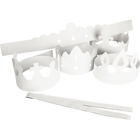 Creotime http: www.cchobby.nl kronen-h-10-16-5-cm-l-60-cm-230-gr-wit-5-stuk-1-doos