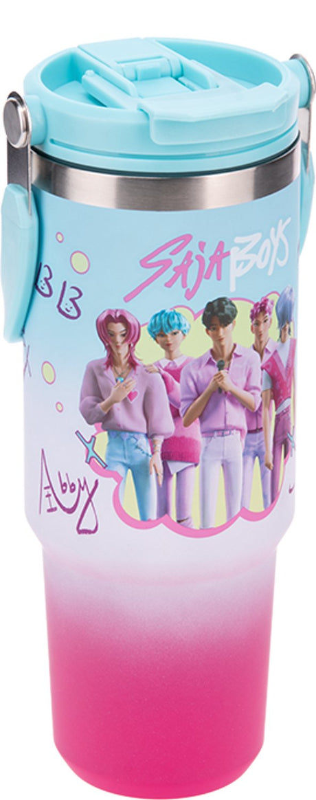 Paladone kpop demon hunters 900ml geisoleerde tumbler, officieel gelicentieerd,