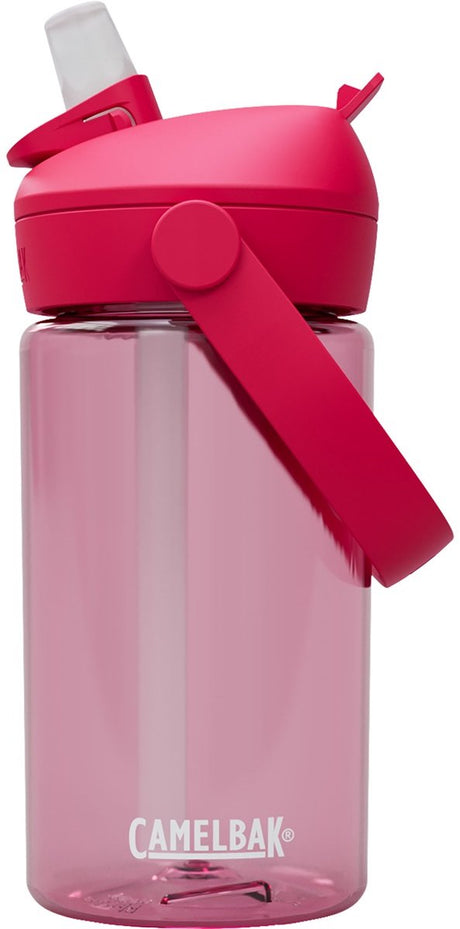 Camelbak thrive flip straw drinkfles kids - 400 ml - met rietje - waterfles - roze (grapefruit)