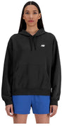 New balance sport essentials fleece hoodie dames trui - black s