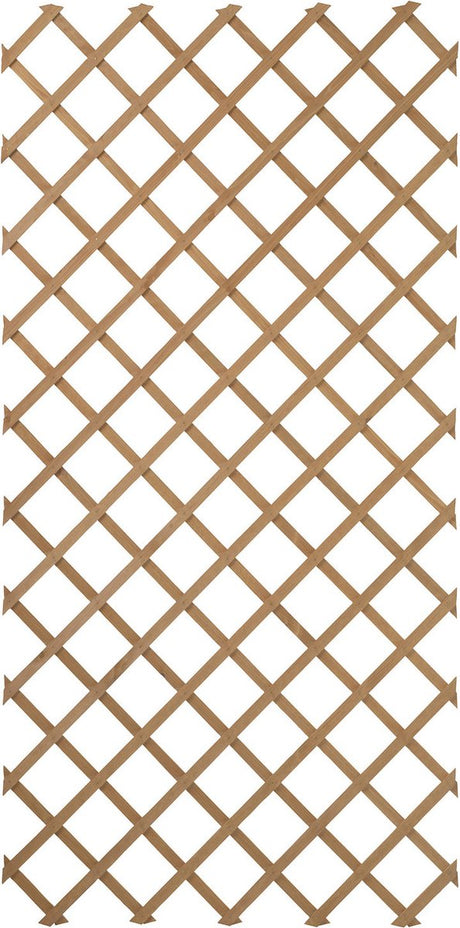 Nature - houten klimrek (bruin) - 1 x 2m - fsc