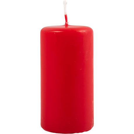 Creativ company https: www.cchobby.nl kaarsen-h-100-mm-d-50-mm-rood-6-stuk-1-doos