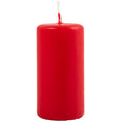 Creativ company kaars h:10 cm rood 6 stuks