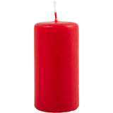 Creativ company kaars h:10 cm rood 6 stuks