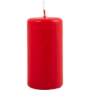 Creativ company kaars h:10 cm rood 6 stuks