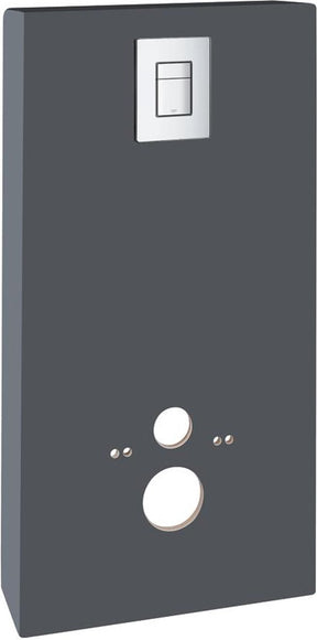 Grohe quickfix solido monobloc bedieningspaneel - incl. skate cosmopolitan drukknop - slate grey - 39377xi0