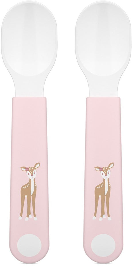 Mepal mio oefenlepel little dutch - set van 2 - goede grip - kinderservies - fairy garden