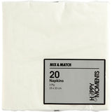 Http: www.cchobby.nl servetten-afm-33x33-cm-wit-20-stuk-1-doos