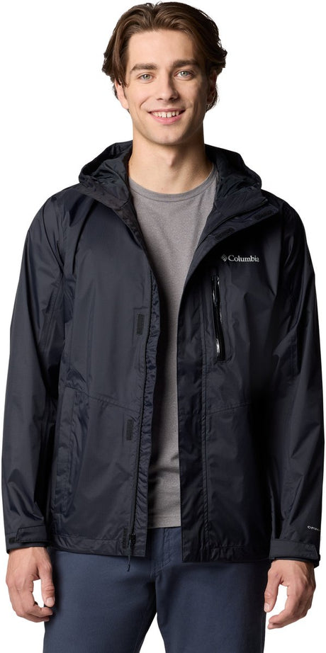 Columbia pouring adventure™ iii jacket heren outdoorjas - black l