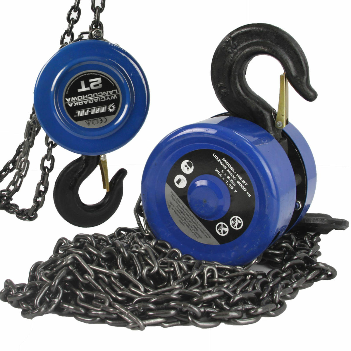 Kettingtrekker 2t mar-pol