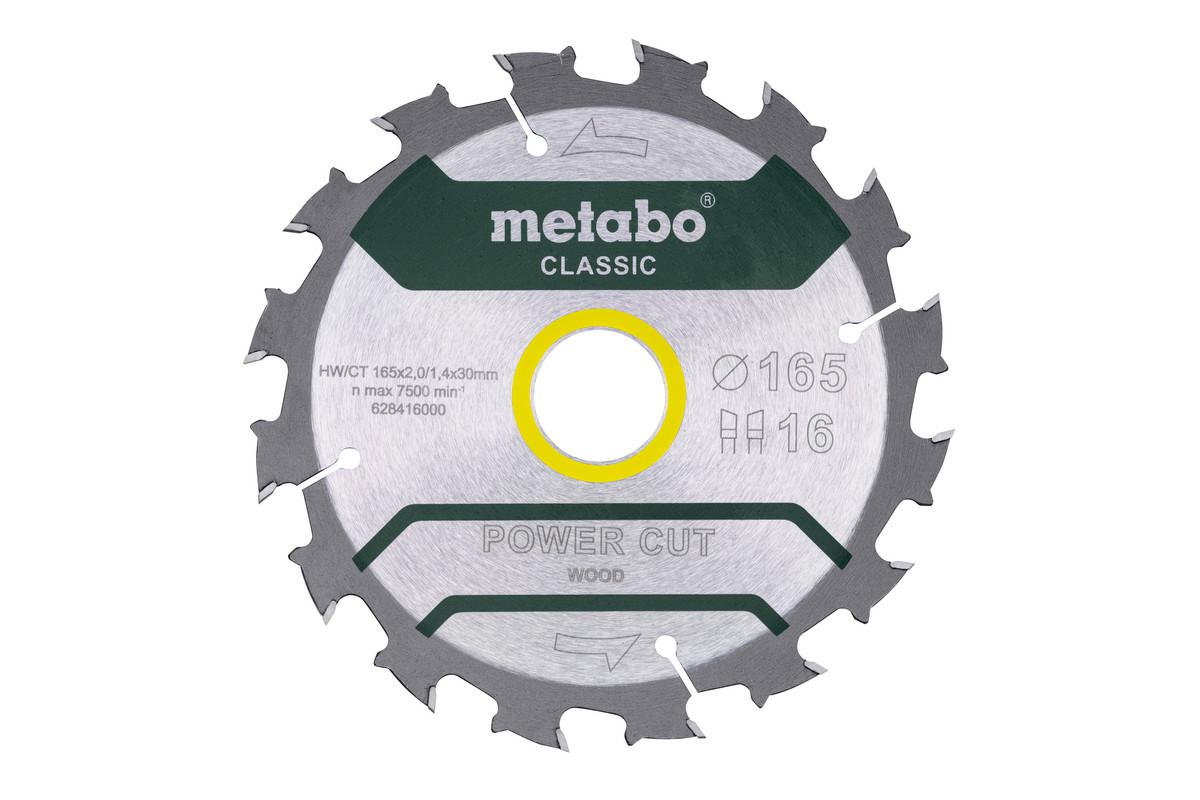 Metabo rondzaag hw ct 165x30x16z power cut hout klassieker