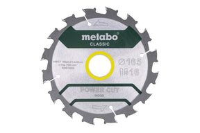Metabo rondzaag hw ct 165x30x16z power cut hout klassieker