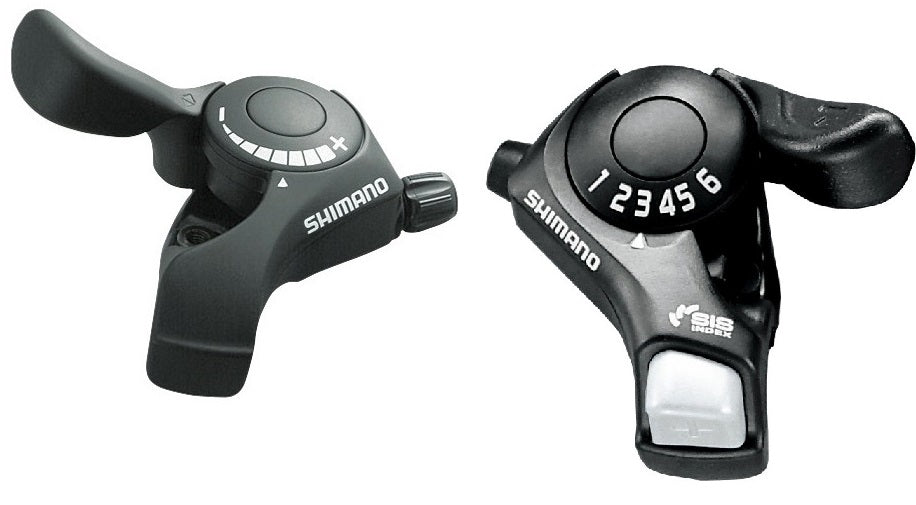 Shimano Dumbling Shift Right Set Tourney 3x6 Velocidad 1800 2050 mm Negro