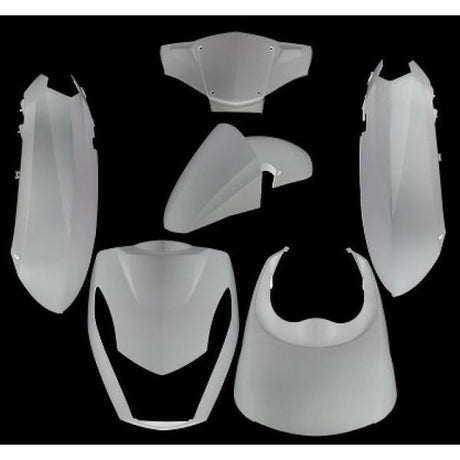 Edge plaatset 6-delig voor peugeot kisbee 2t 4t - wit