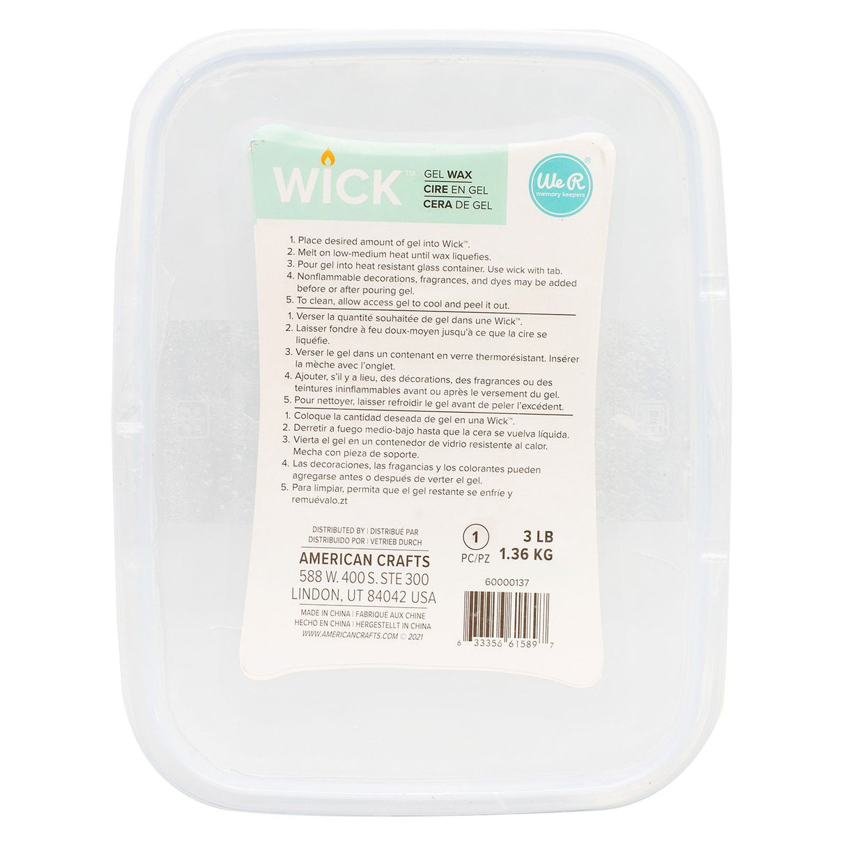 We r makers • wick gel wax
