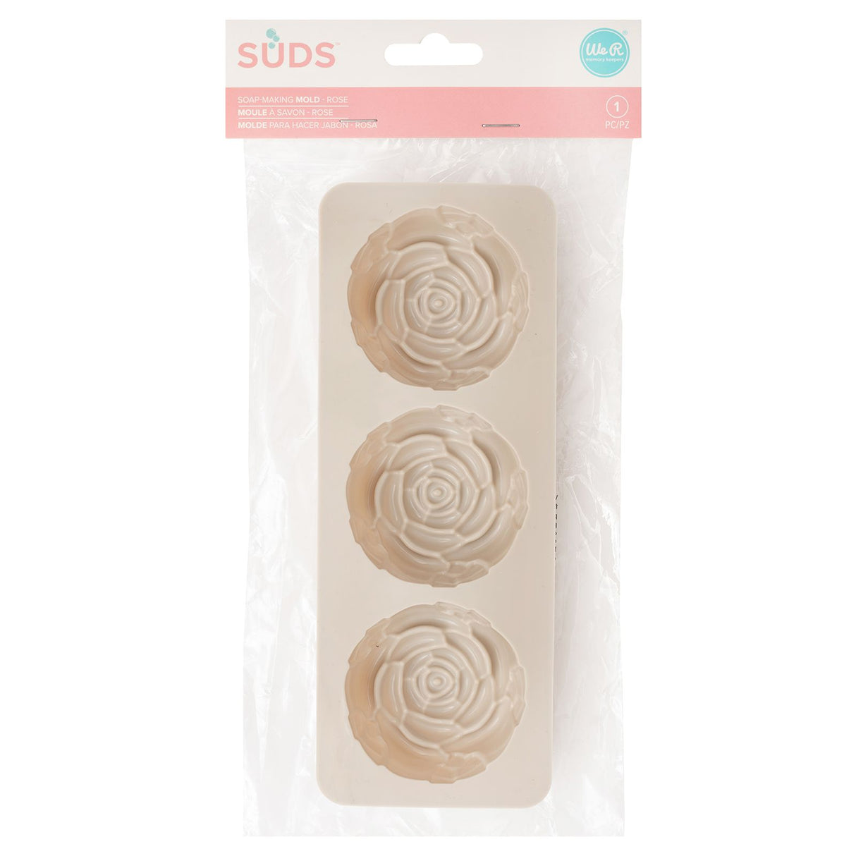 We r makers • suds soap mold rose