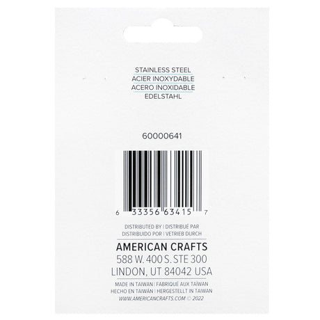 We r makers • charms stainless steel square
