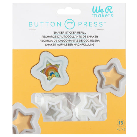 We r makers • button press shaker refill star 15pcs