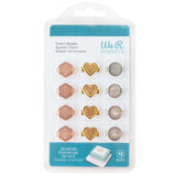 We r makers • charm staples multi shape metallic 12pcs