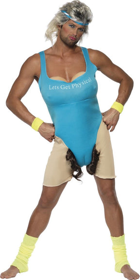 Vegaoo travestiet sportinstructeur outfit voor mannen - verkleedkleding - one size one size