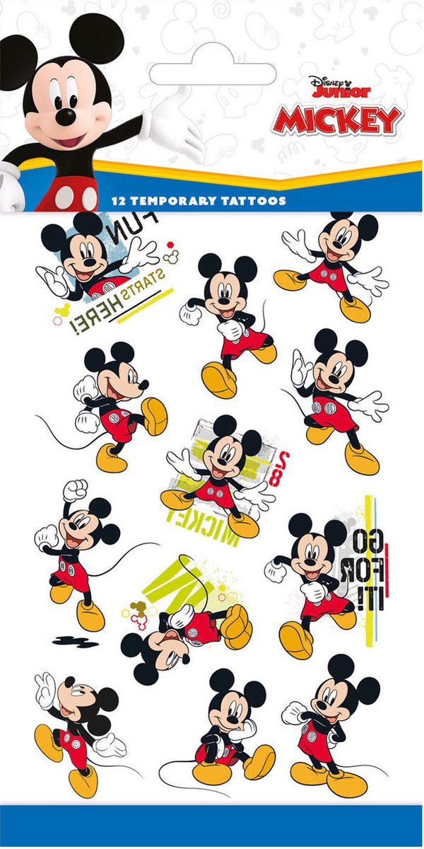Totum tattoos disney mickey mouse