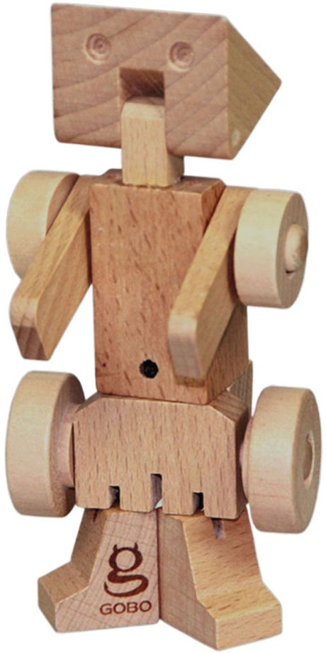 Johntoy primi passi - houten transformeer robot shovel