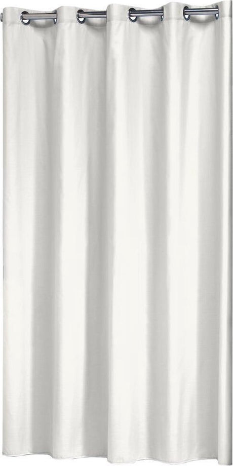 Sealskin coloris douchegordijn 180x200 cm - polyester katoen - wit