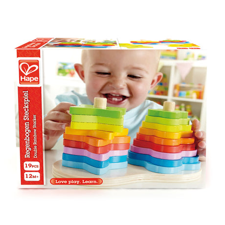 Hape stapeltoren regenboog