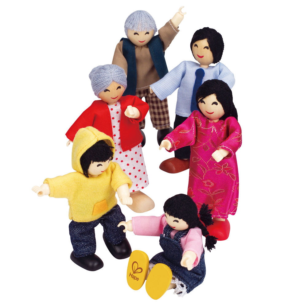 Hape Dollhouse Asian Famill