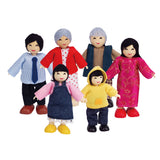 Hape poppenhuis familie aziatisch
