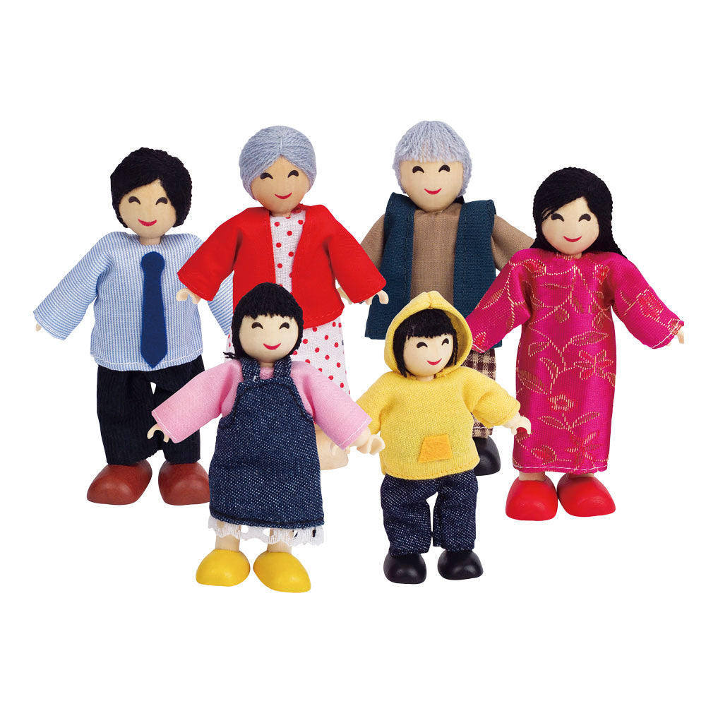 Hape Dollhouse Asian Famill