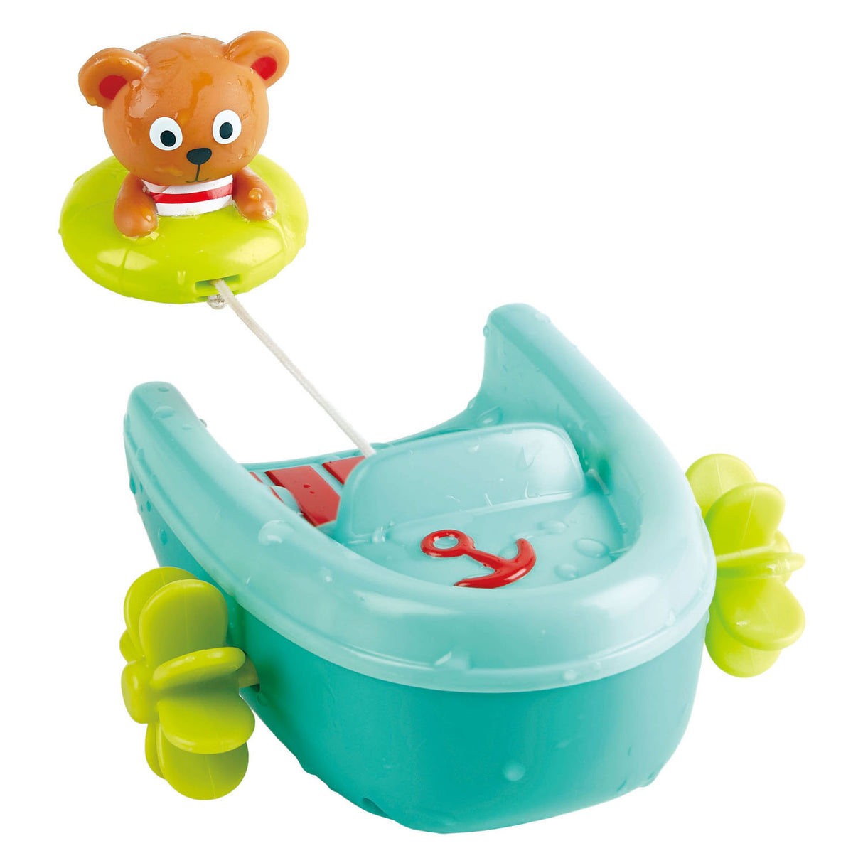 Hape Bath Toy Pullback Boot med öl