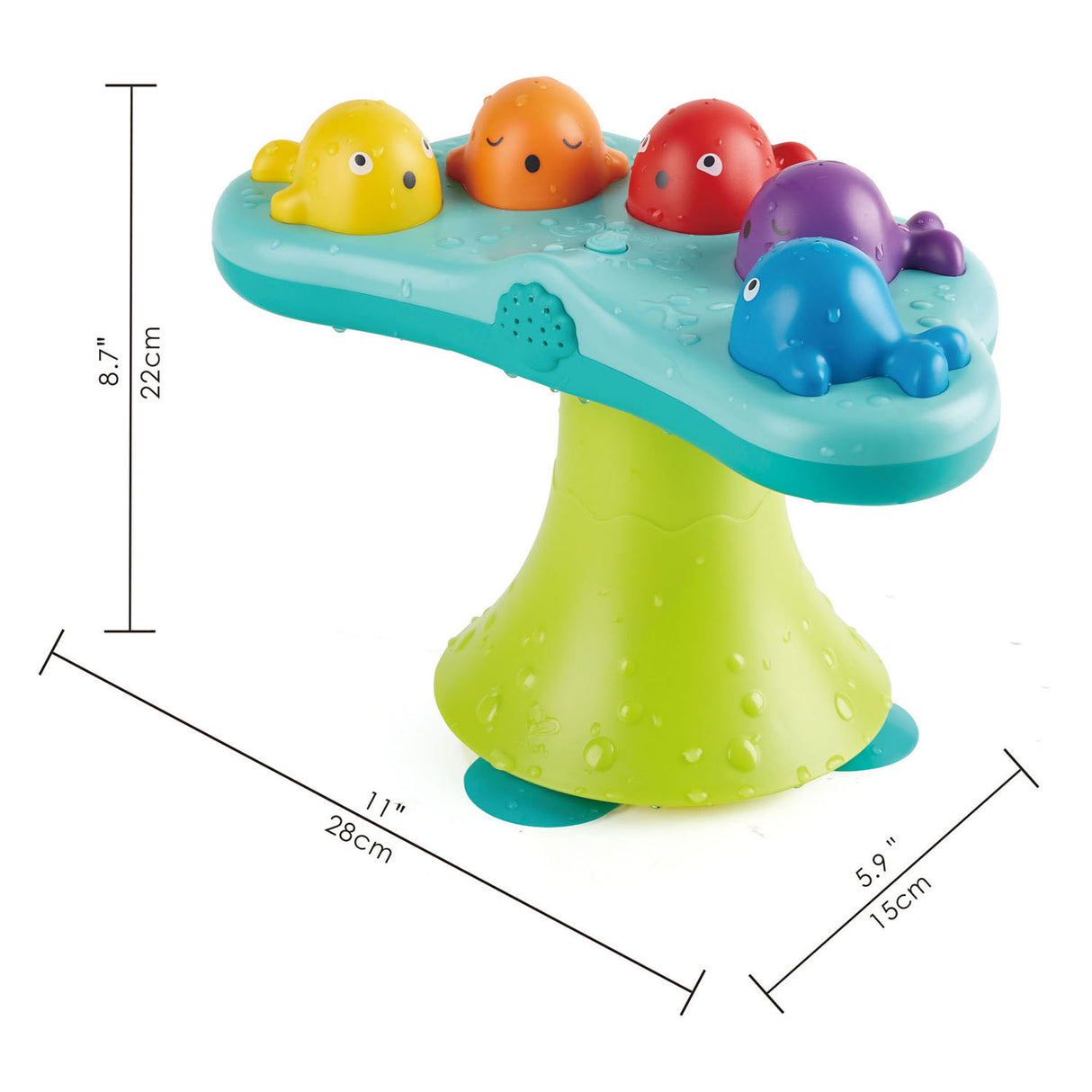 Toys Hape Bath Musical Whale Fontein