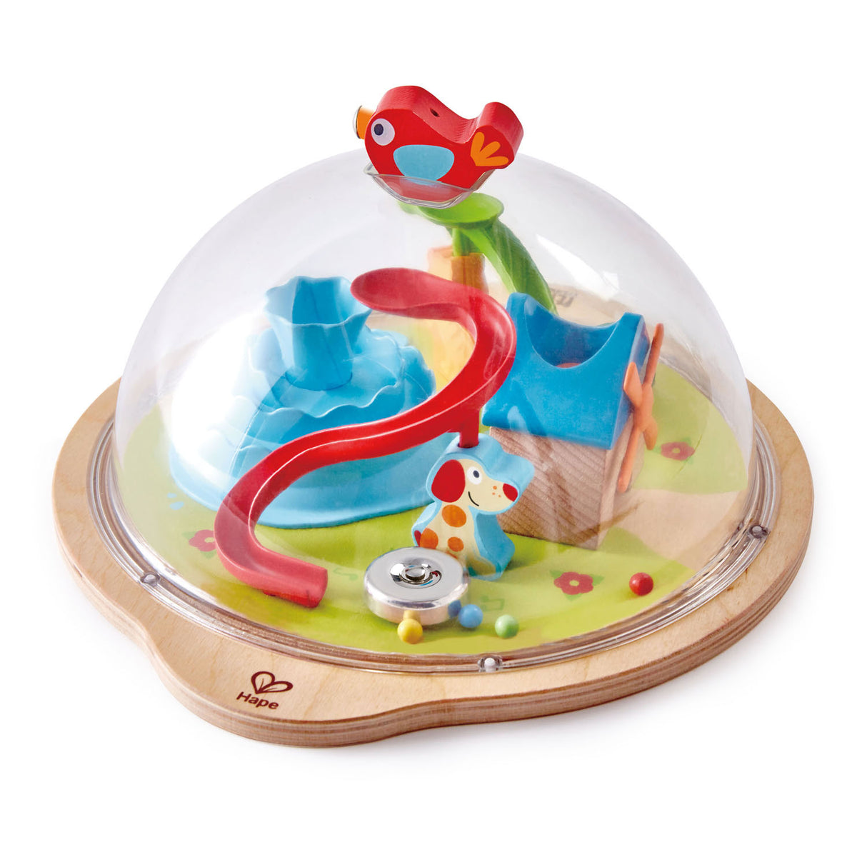 Hape Bol con Magnetic Doolhof Sunney Valley Dome