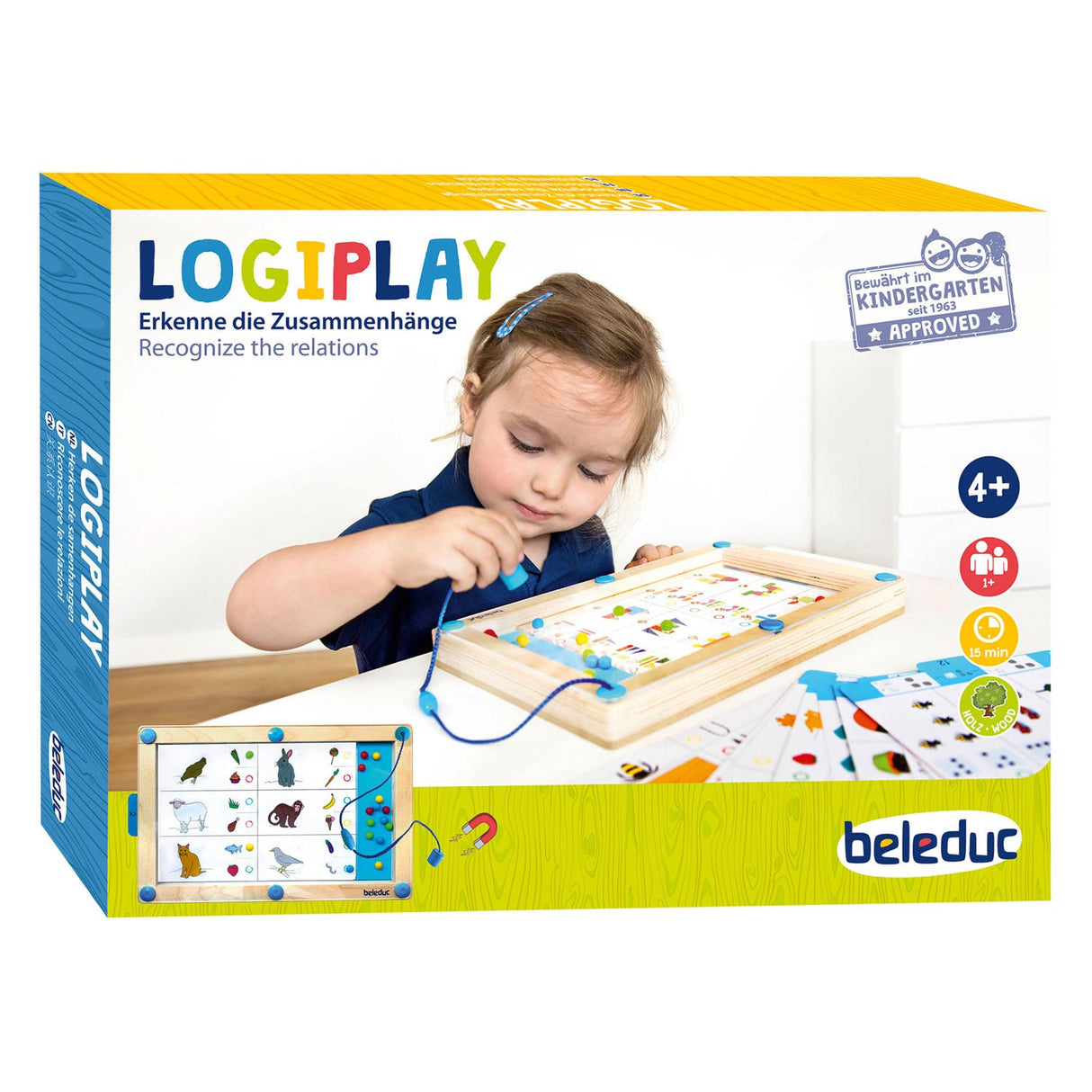 Game magnétique en bois Beleduc Logiplay