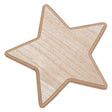 Houten knutsel ster - 10,5x10,5cm