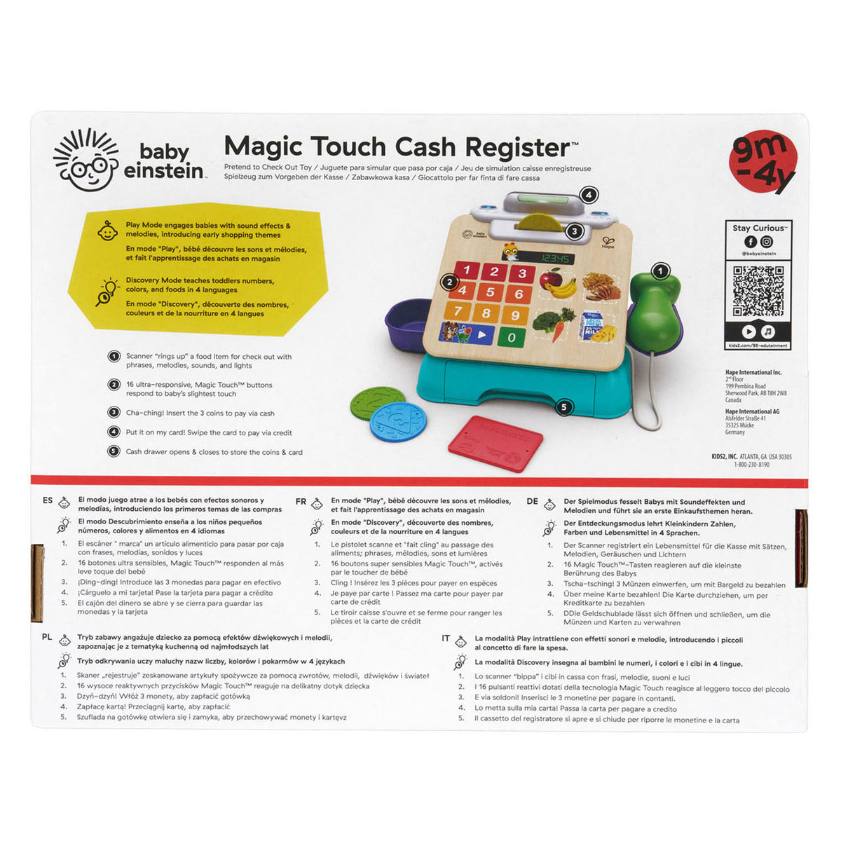 Hape geld tel kassa