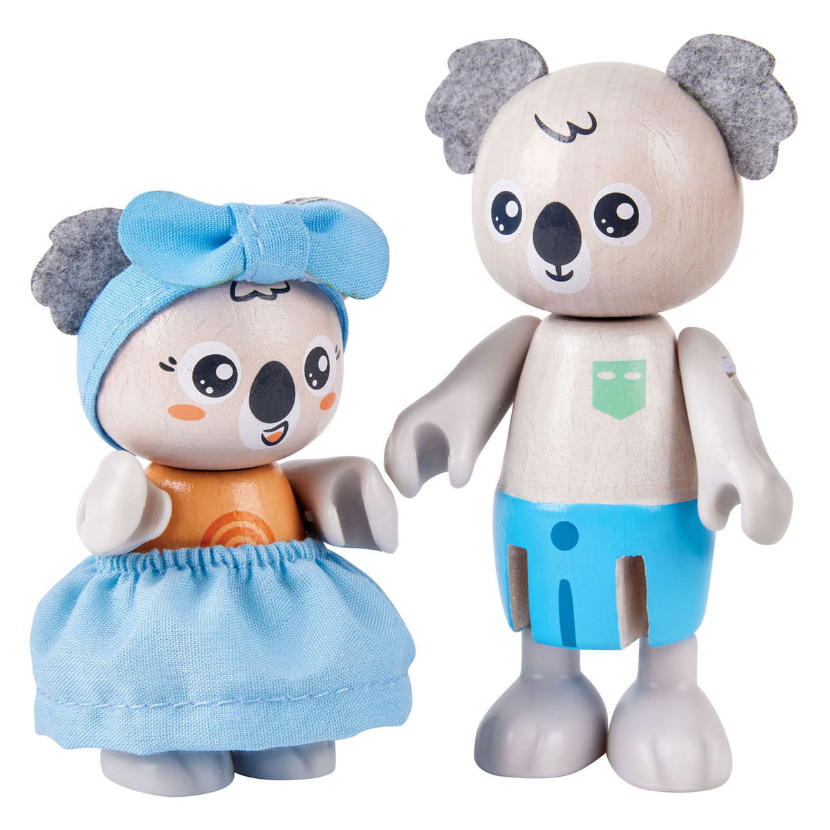 Hape houten olifantenfamilie - 4st.