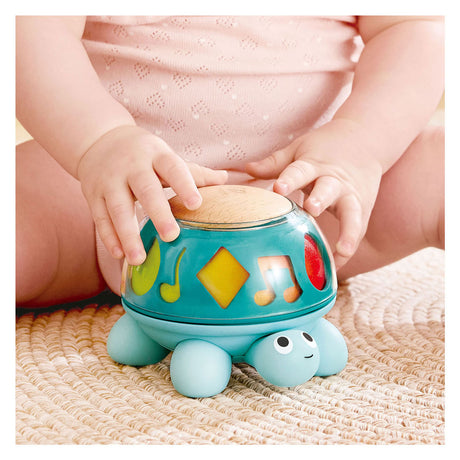 Hape twist tune turtle muziekdoosje
